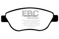 DP1966 EBC Brakes Ultimax2 Тормозные колодки перед  OPEL Corsa; VAUXHALL Corsa