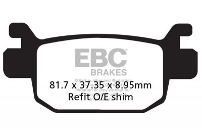 FA415HH EBC BRAKES Double-H™ тормозные колодки HONDA модели: NSS