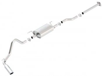 140502 Выпускная система BORLA Настроенный выпуск 2013 Toyota Tacoma 4.0L Automatic/Manual Trans 2&amp;4Wheel Drive Touring 2005-2009 TOYOTA TACOMA