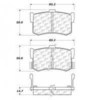 105.03420 Тормозные колодки Posi-Quiet Ceramic ACURA, HYUNDAI