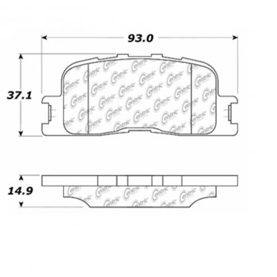 106.08850 Тормозные колодки PosiQuiet Extended Wear LEXUS, TOYOTA ; LEXUS/ES250; LEXUS/ES300; LEXUS/ES330; LEXUS/ES350; TOYOTA/CAMRY