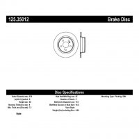 125.35012 Тормозные диски Premium MERCEDES-BENZ зад