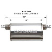 14377 Magnaflow Глушитель прямоточный 14" Body