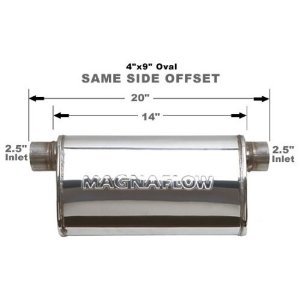 14377 Magnaflow Глушитель прямоточный 14" Body 