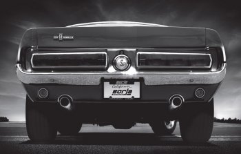 100408 Выхлоп BORLA Mustang Shelby GT500 1967 