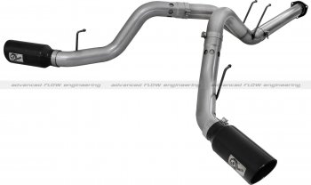 49-43065-B Afe Power Выхлопная система DPF-Back 4.0" Ford Dsl Trk 11-14 6.7L Blk-dual 