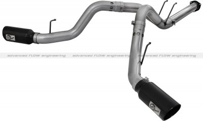 49-43065-B Afe Power Выхлопная система DPF-Back 4.0" Ford Dsl Trk 11-14 6.7L Blk-dual 