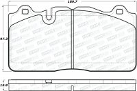 309.13950 StopTech Тормозные колодки Performance Chevrolet