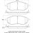 308.10780  StopTech Street Тормозные колодки 2005-2015 Subaru B9, Tribeca, Forester, Legacy, Outback, Tribeca WRX перед