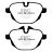 DP62047 EBC Brakes Greenstuff тормозные колодки зад BMW X3 (F25), X3 (G01), X4 (F26)