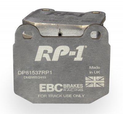 DP81537RP1 EBC Brakes Racing's RP-1™ Тормозные колодки зад MASERATI Ghibli, Quattroporte; MG ZT, ZT-T; MORGAN Aero 8, Plus 4; NISSAN 350Z, Skyline; ROVER 75; SUBARU Impreza, WRX STi; TOYOTA Yaris выпуска 1992-2017 года