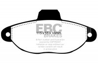 DP945/2 EBC Brakes Orangestuff Тормозные колодки передние FIAT 500; FORD Ka