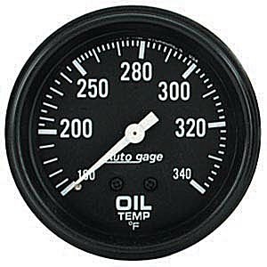 2-5/8" датчик температуры масла, 100- 340`F, MECH AUTO METER #2314 Oil Temperature