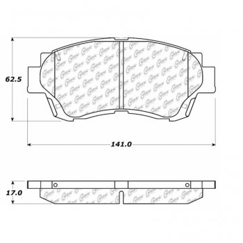 309.04760 StopTech Тормозные колодки Performance Pads LEXUS 