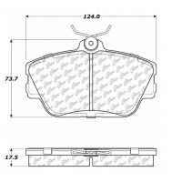 106.05980 Тормозные колодки PosiQuiet Extended Wear FORD, LINCOLN
