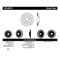 120.40076 Тормозные диски Premium HONDA перед
