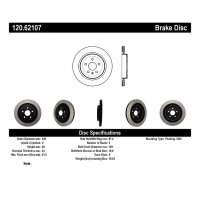 120.62107 Тормозные диски Premium CADILLAC зад