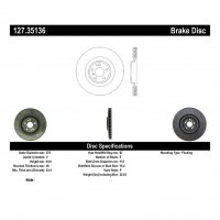127.35136 Тормозные диски Premium MERCEDES-BENZ перед