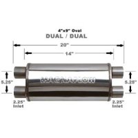 14385 Magnaflow Глушитель прямоточный 14" Body