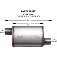 12577 Magnaflow Глушитель прямоточный 22" Body