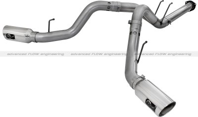 49-43065-P Afe Power Выхлопная система DPF-Back 4.0" Ford Dsl Trk 11-14 6.7L pol-dual 