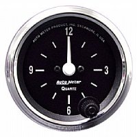 2" часы, 12 VOLT, ELEC, BLACK, AUTO METER, COBRA AUTO METER #201019