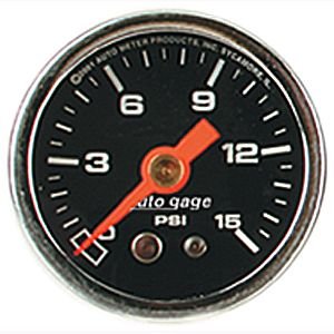 датчик давления, 0-15 PSI SPORT-COMP AUTO METER #2172 Fuel Pressure