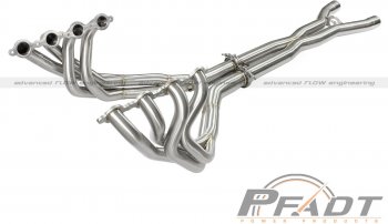 48-34107-YN Afe Power EXH HDR &amp; X-Pipe; Chevrolet Corvette (C6) 06-13 V8-6.2/7.0L (Z06/ZR1) 