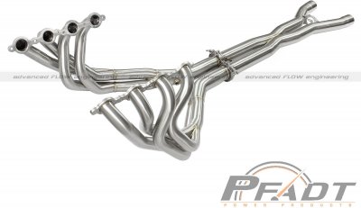48-34107-YN Afe Power EXH HDR &amp; X-Pipe; Chevrolet Corvette (C6) 06-13 V8-6.2/7.0L (Z06/ZR1) 
