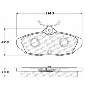 106.05990 Тормозные колодки PosiQuiet Extended Wear LINCOLN, MERCURY