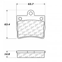 106.07390 Тормозные колодки PosiQuiet Extended Wear MERCEDES-BENZ
