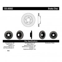 120.40082 Тормозные диски Premium ACURA, HONDA перед