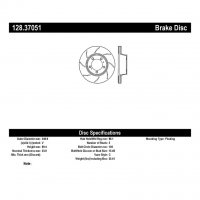 128.37051 Тормозные диски Premium PORSCHE перед правый
