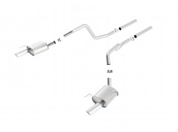 140480 BORLA выхлоп 2007-2009 Mustang Shelby GT500 5.4L ATAK® 