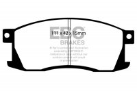 DP344 EBC Brakes Ultimax2 Тормозные колодки перед  HONDA Prelude, Quintet