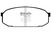 DP1103 EBC Brakes Ultimax2 Тормозные колодки перед  MAZDA 323, Familia, Lantis