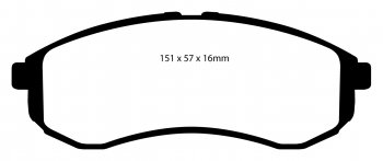 DP31481C EBC Brakes Тормозные колодки 