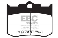 FA420HH EBC BRAKES Double-H™ тормозные колодки PERFORMANCE MACHINE 137 X 4