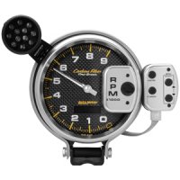 5" тахометр, 9,000 RPM, PRO- STOCK, CARBON FIBER AUTO METER #6835