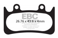 CFA385HH EBC BRAKES Organic тормозные колодки Hope 6 PISTON