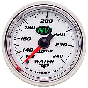 2-1/16" датчик температура воды, 120- 240`F, MECH, NV AUTO METER #7332 Water Temperature