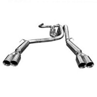 65-9802-CX-DUAL KOOKS HEADERS 3" Stainless Steel Catted Exhaust System. Includes 3" X Pipe with Polished Stainless Steel Race Mufflers and Polished 4" Quad Exhaust Tips. Используется только с коллектором Kooks Requires use of BMR DSL001 & PHR004. для: CHE