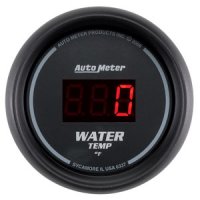 2-1/16" датчик температура воды, 0- 340`F, DIGITAL, BLACK AUTO METER #6337