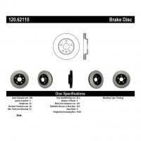 120.62110 Тормозные диски Premium BUICK, CHEVROLET, SAAB перед