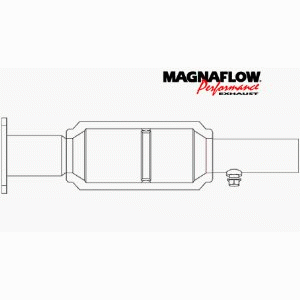 23515 Magnaflow ОЕМ каталитический нейтрализатор (катализатор) DFCV GM Midsize 3.8L 