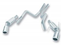 140329 BORLA выхлоп 2010 Ford Mustang GT 4.6L ATAK®