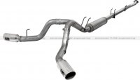 49-43066-P Afe Power Выхлопная система от Down-Pipe (DP-Back) 4.0" DP-Back Ford Dsl Trk 11-14 V8-6.7L насадки хром