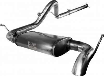 49-46208 Afe Power Выхлопная система Cat-Back 2.5" Jeep Wrangler JK 07-11 3.8L (2 Dr)HT 