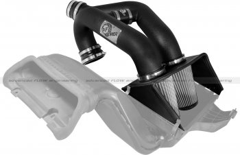 51-12642-B Afe Power Система холодного впуска Momentum/Magnum Pro DRY S (сухой) Ford F-150 2015 V6-2.7/3.5L (tt) (черная) 