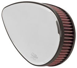 RK-3904 K&amp;N Впуск для мотоцикла Harley Davidson H/D SPORTSTER FILTER KIT, TEARDROP MIRROR 